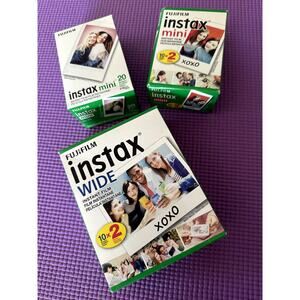 Fujifilm Instax Mini Instant Film & Wide 10X2 *READ